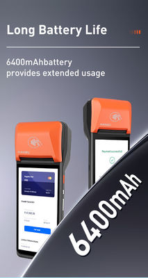 720*1440 IPS Resolution POS Terminal With Multiple Language Support 8-Core * 2.0GHz CPU Android Pos Terminal With Printer