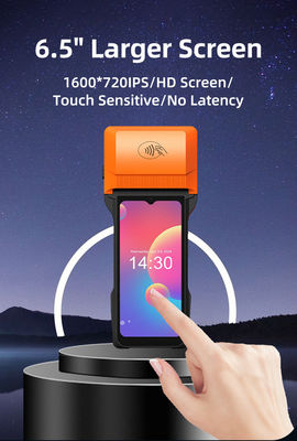Android 14 Handheld POS with 6.5 Inch Screen and NFC