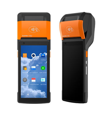 Coffee Shop WiFi Android POS Terminal Portable With Integrated Scanner