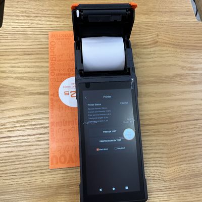 Touch Screen Android POS Terminal High Speed With 16GB Rom 8MP Camera
