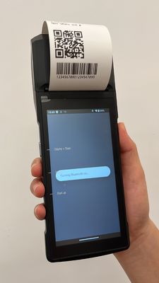 Customized 5.5 Inch Mobile Android Payment Terminal User Friendly With NFC