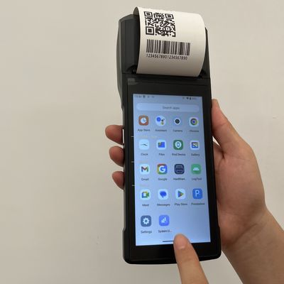 TMS Android Handheld POS 3000mAh Battery With 5MP Camera 58mm Printer