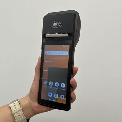 QR Code Compact Handheld Android POS Terminal With 35 Hours Battery