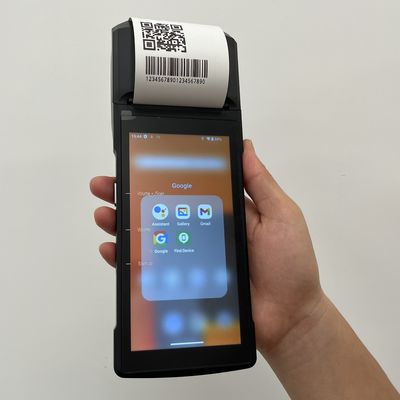 QR Code Compact Handheld Android POS Terminal With 35 Hours Battery