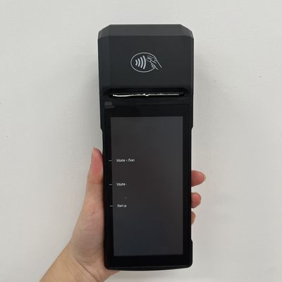 5MP Camera Android Smart POS Terminal With 58mm Printer And 7.7V 3000mAh Battery