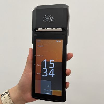 58mm Printer Android Mobile POS Terminal 5MP Camera For Quick Service Restaurants