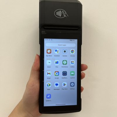 TMS Android Handheld POS 3000mAh Battery With 5MP Camera 58mm Printer
