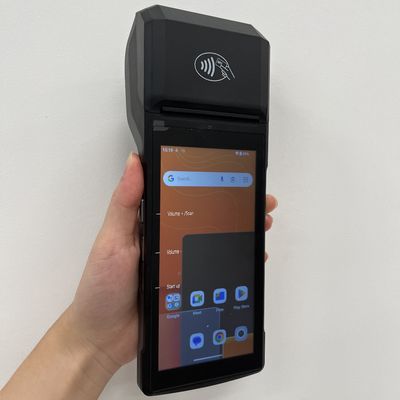5MP Camera Android Smart POS Terminal With 58mm Printer And 7.7V 3000mAh Battery