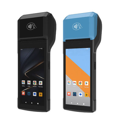 5.5 Inch Touch Screen Mobile POS Terminal Black Type C For Retail Catering