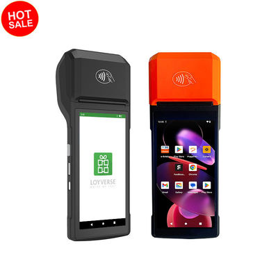 5.0M Rear Camera Mini POS Machine 3000mAh With Lottery Built In Printer