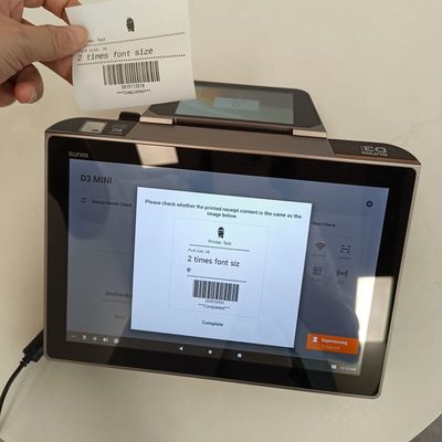 Convenient Store Android All In One POS 3GB RAM 32GB ROM With 2D Scanner