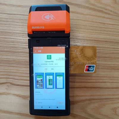Sunmi P2 T6900 Android 11 Go POS Terminal 5.5 Inch With EMV Chip And PIN