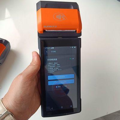 Android 11 Portable 4G Smart POS Fingerprint For Payment Collection