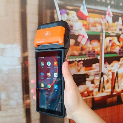 Android 11 Handheld 5.5" HD Smart Mobile Payment Terminal With Versatile Payment Options