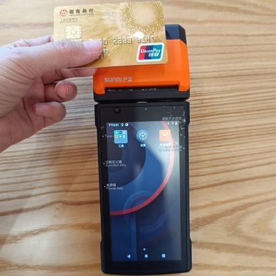 Touchscreen Fingerprint Smart POS Lightweight Compact With NFC Card Reader