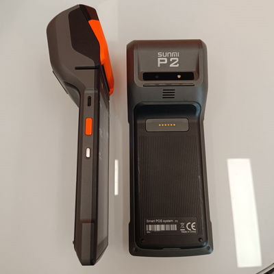 Sunmi P2 5.5 HD Orange Smart POS Machine Customizable With Android 11 Go