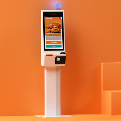 80mm Thermal Printer Kiosk POS Terminal Android System For Self Service Checkout