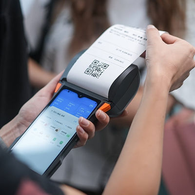 Octa Core CPU All In One POS Terminal 80mm Printer With 6.22 HD Screen