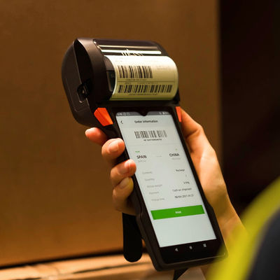 Customizable All In One POS Terminal With 3500mAh Lithium Polymer Battery