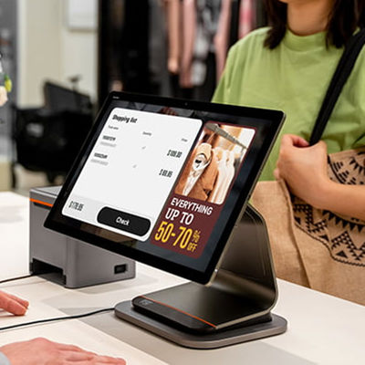 User Friendly Powerful Desktop POS 15.6 Inch Display And 64Bit Octa Core