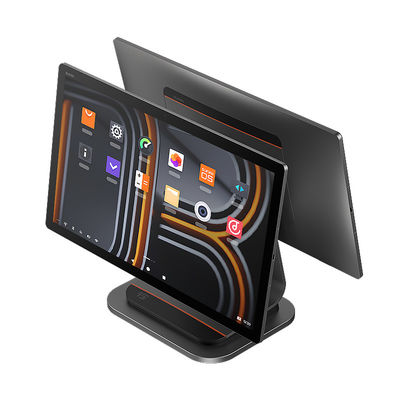 15.6 FHD Dual Screen POS System Android 13 NFC Desktop POS Machine