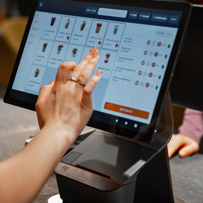 GMS Certificated 15.6 Inch Android Tablet POS System With 80mm Printer