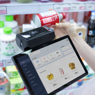 Android 13 OS 4GB 32GB Mobile POS System 2600mAh With 10.1" Touch Screen