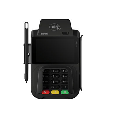 Waterproof IP53 Rated Smart Pos Pin Pad With 4 Inch HD Touch Screen