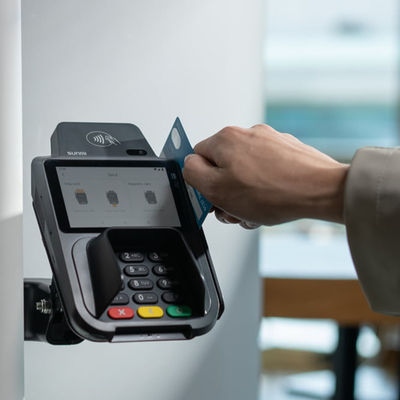4 Inch HD Android Pin Pad Machine IP53 Waterproof With NFC Reader