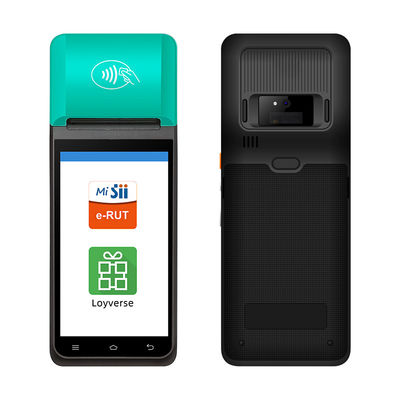 6400mAh Battery Mobile POS Terminal With Google Play Store And 58mm Printer