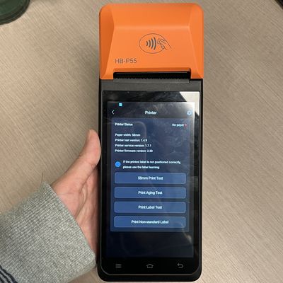 Android Handheld Terminal Portable Pos System Touch Screen For Hospital Pos System Vending Machine Pos Systems