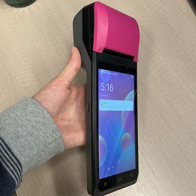 Restaurant Android POS With Front Camera 500 Million Pixels And Multiple Languages Support