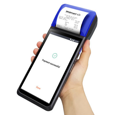 6 Inch Screen Display All In One Touch POS Offer Free SDK Mobile Pos Terminal With Printer