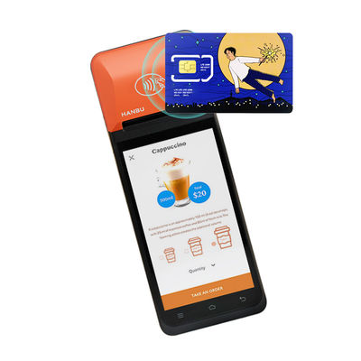 Front Camera 500 Million Pixels Desktop Android POS Terminal For Catering Retail Store And Transportation Needs