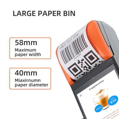 6400mAh Battery Capacity And 3GB RAM 16GB ROM POS Android Terminal For Performance