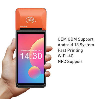 5.99 Inch Screen Display POS Terminal NFC Support for Convenient Prepaid Airtime Top Up Needs