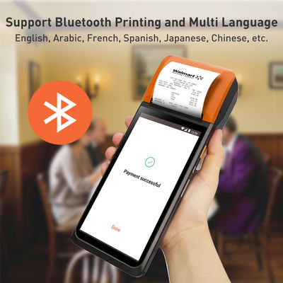 Customized All In One Touch POS With 5V/2A Power Adapter  With Multiple Languages