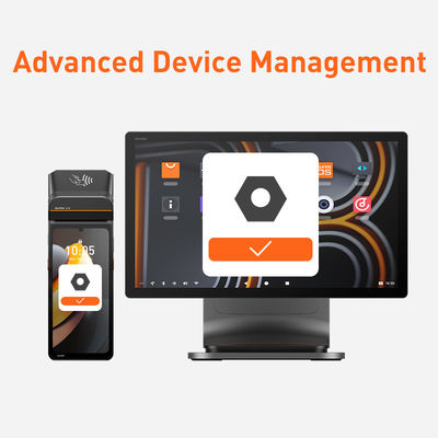 Convenient Transactions Mobile POS With 2*Nano SIM Card Slot And 7.7V 3100mAh Battery