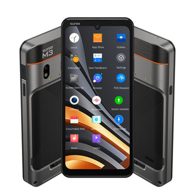 1*Micro SD 1*PSAM Mobile POS with IP65 Protection and 1.5m Drop Test
